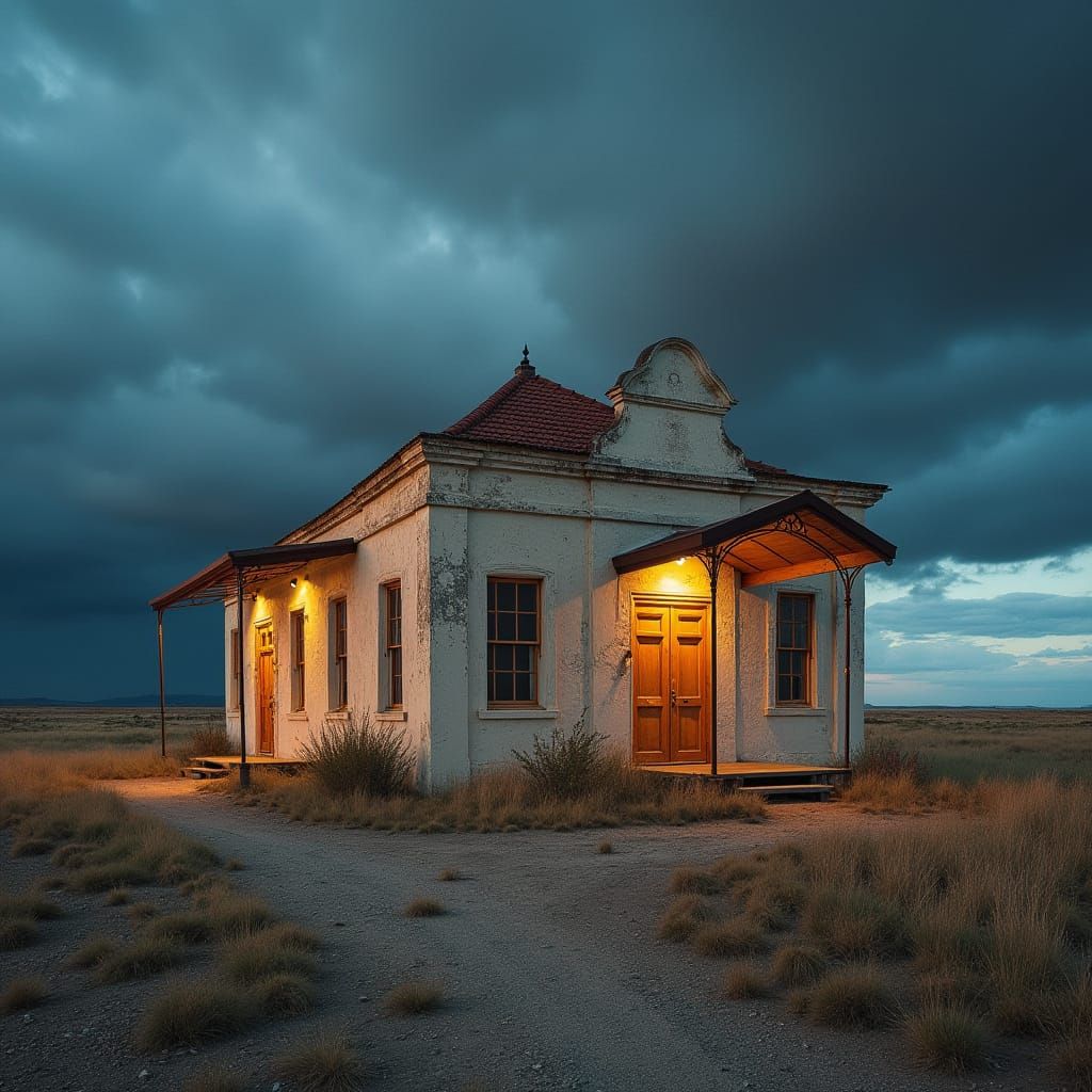 Restored La Invernada Station: Hyperrealistic Architectural ...