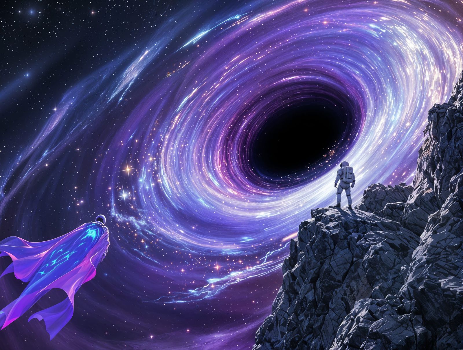 Cosmic Explorer Witnesses Black Hole Phenomenon in Vibrant C...