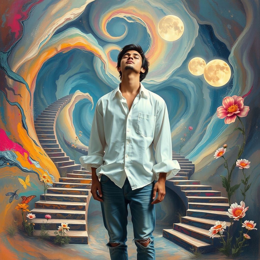 Ethereal Artist Enters Dreamlike Realm