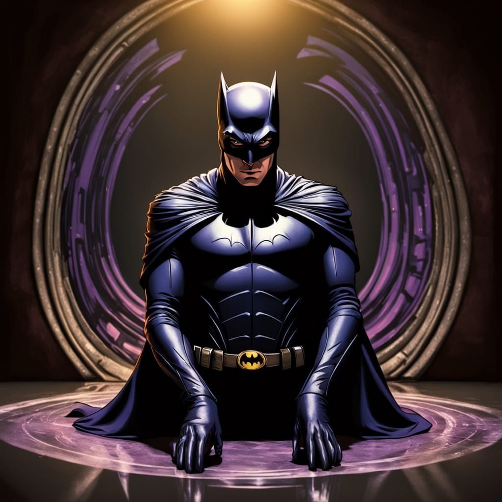 Dagger in Noir Comic Book Art Style