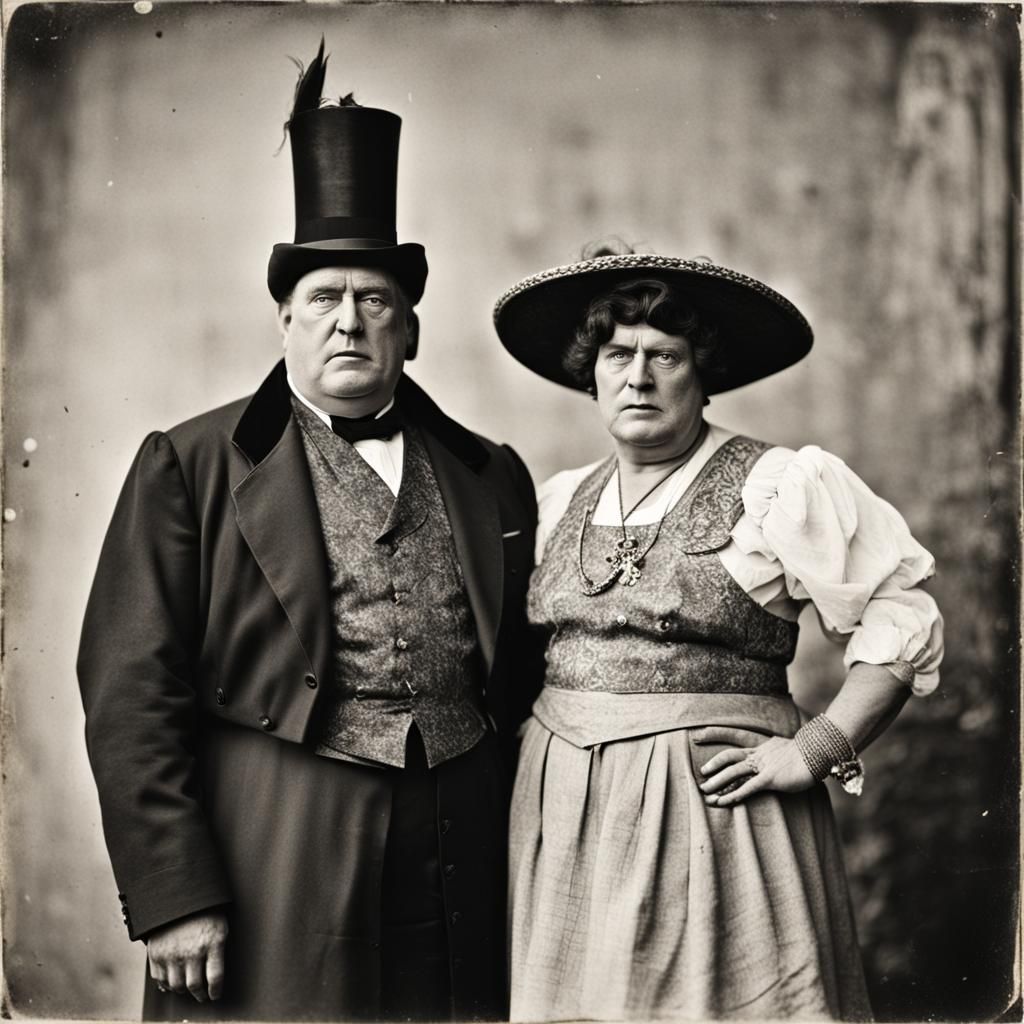 Radegast-like Man in Women's Clothes, Photographic Style