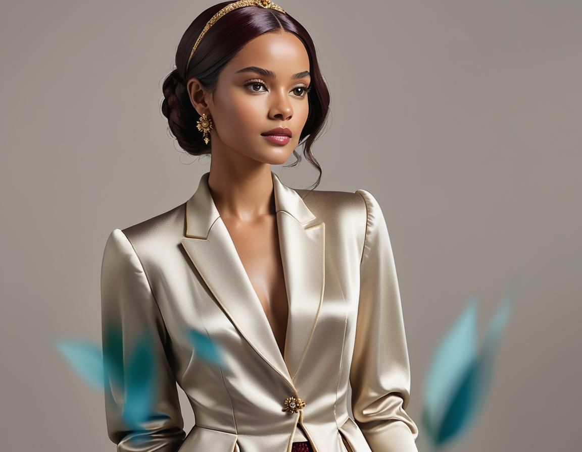 Burgundy and Gold Royal in Gilded Library