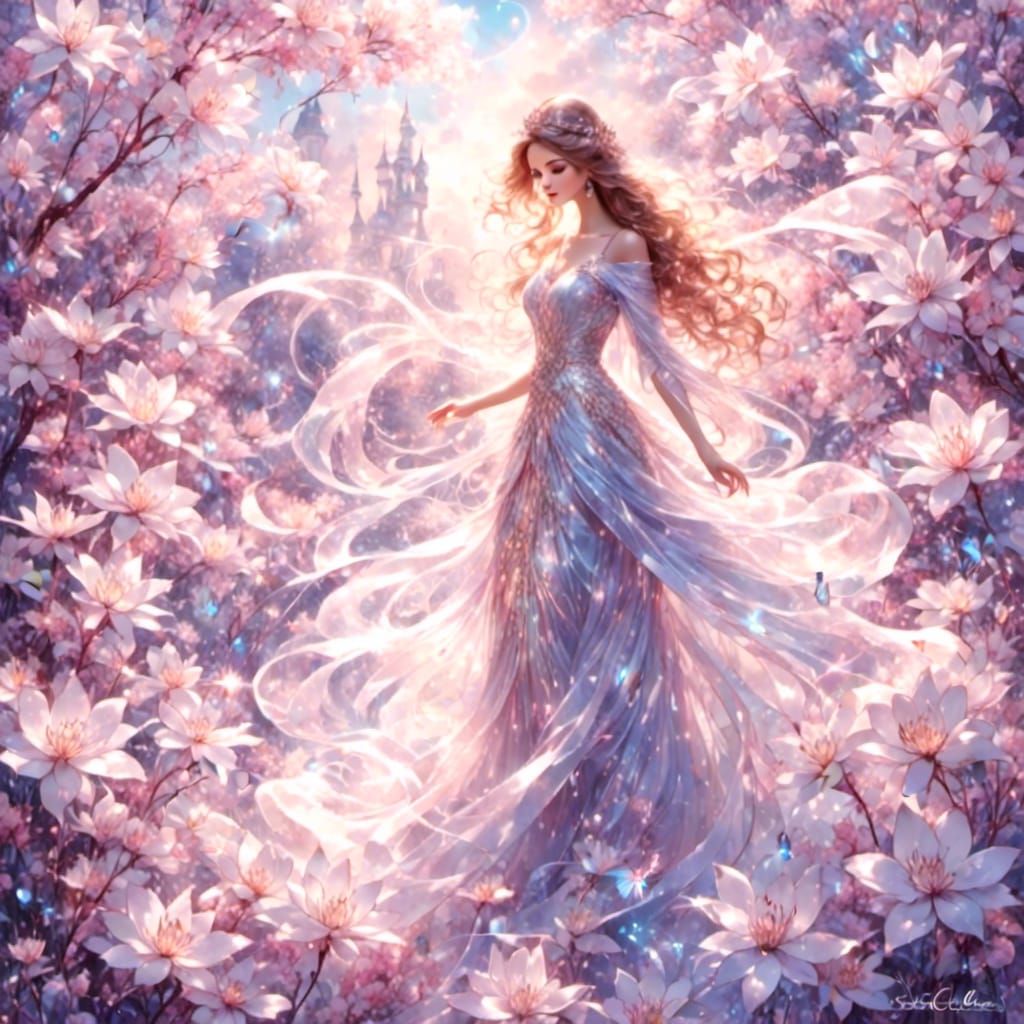 Enhanced AI Portrait with Idealized Features