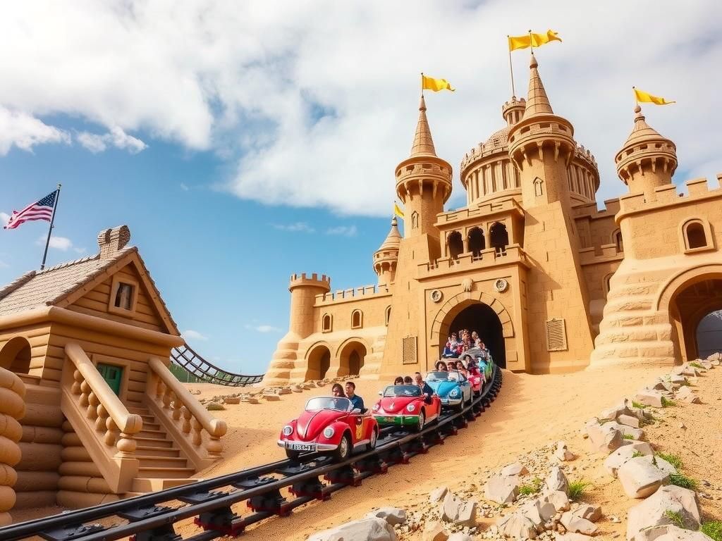 Sandcastle Roller Coaster: A Whimsical Ride