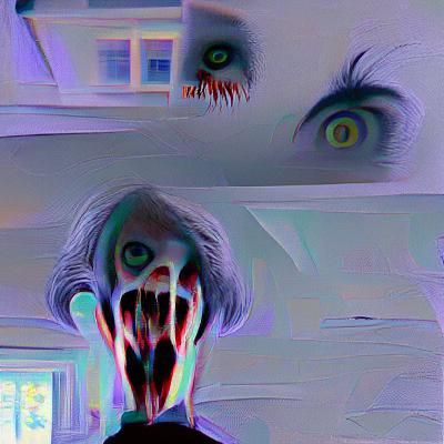 AI-Generated Image of Something Scary