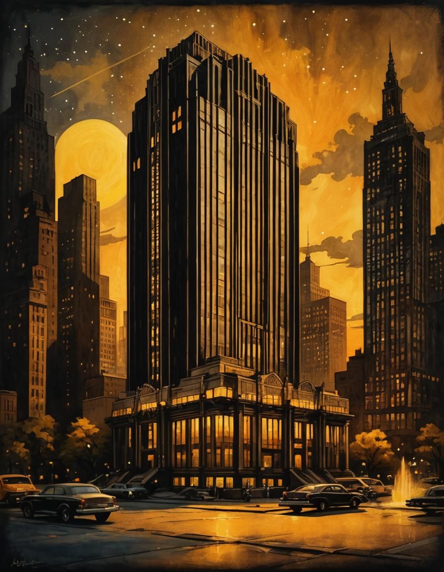 American Radiator Building: Art Deco Dreamcore Masterpiece