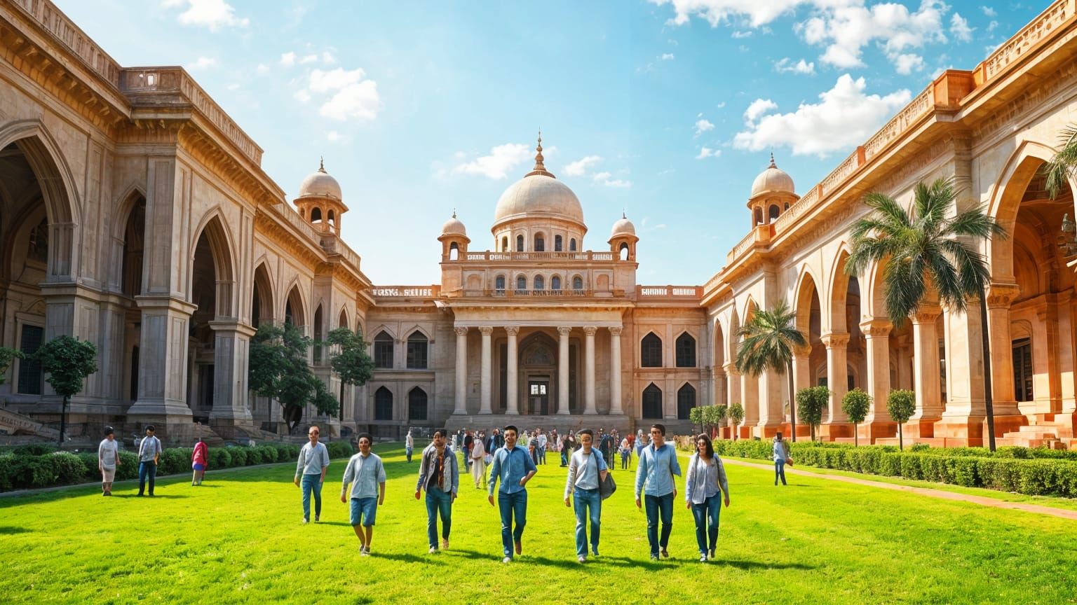 Aligarh Muslim University: Hyperrealistic Campus View