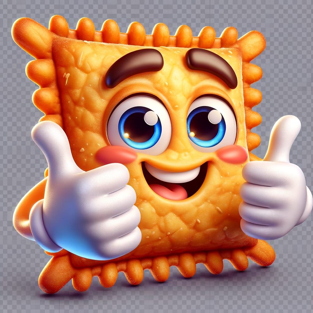 Friendly Pastel Character in 3D Cartoon Style