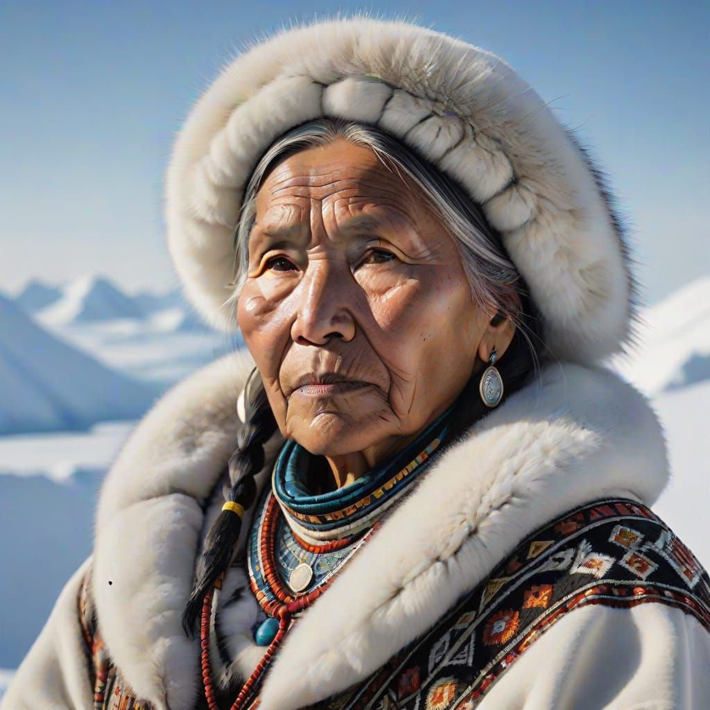 wise old Inuit woman