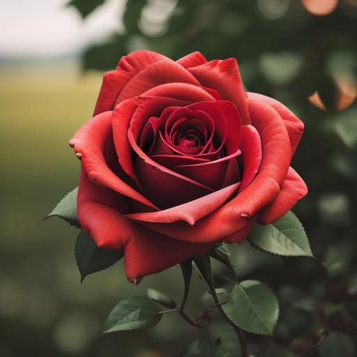 Beautiful Rose with Bokeh: Professional Photography