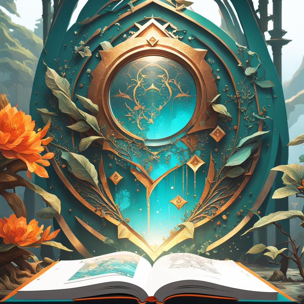 Enchanted Book Brought to Life: Nature and Magic