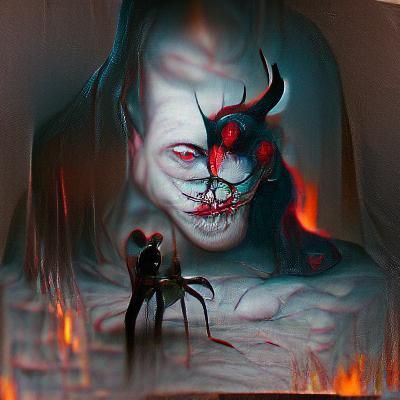 Sinister Face-to-Face Encounter with the Devil