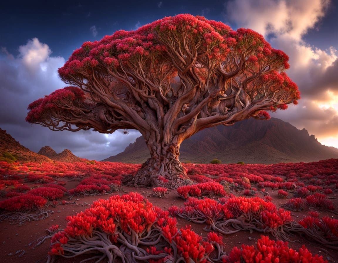 Socotra Dragon's Blood Tree