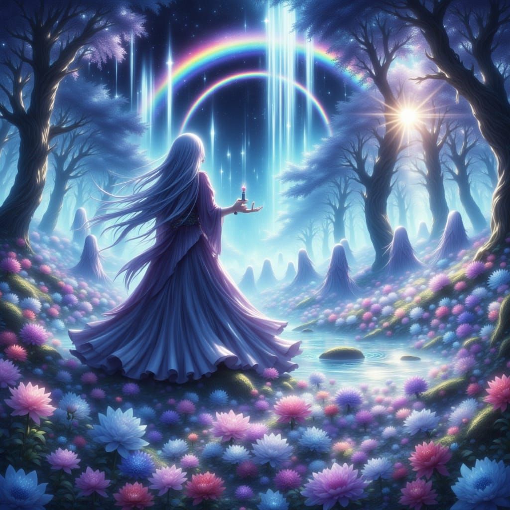 Spirit ancestors watch the mystic