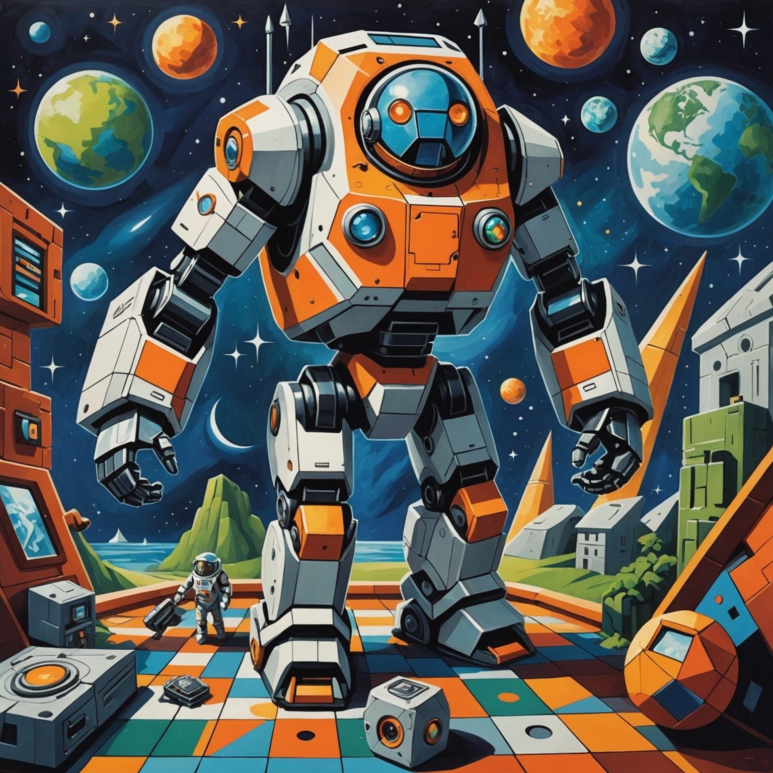 Interstellar Chess: The Robot's Next Move