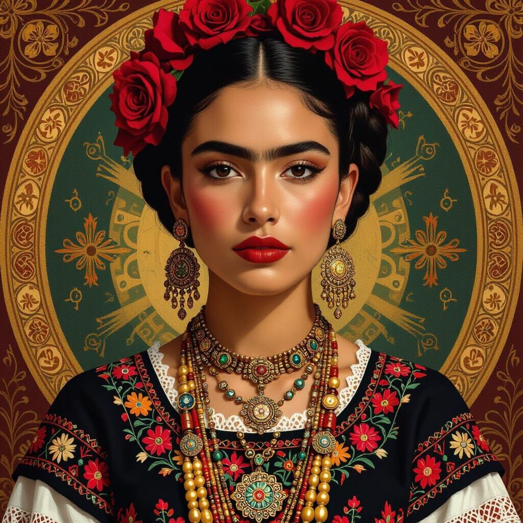 George Yepes channeling Frida Kahlo