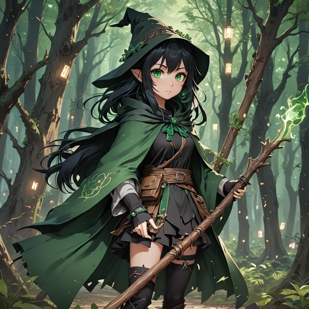 Anime Witch of the Deep Woods