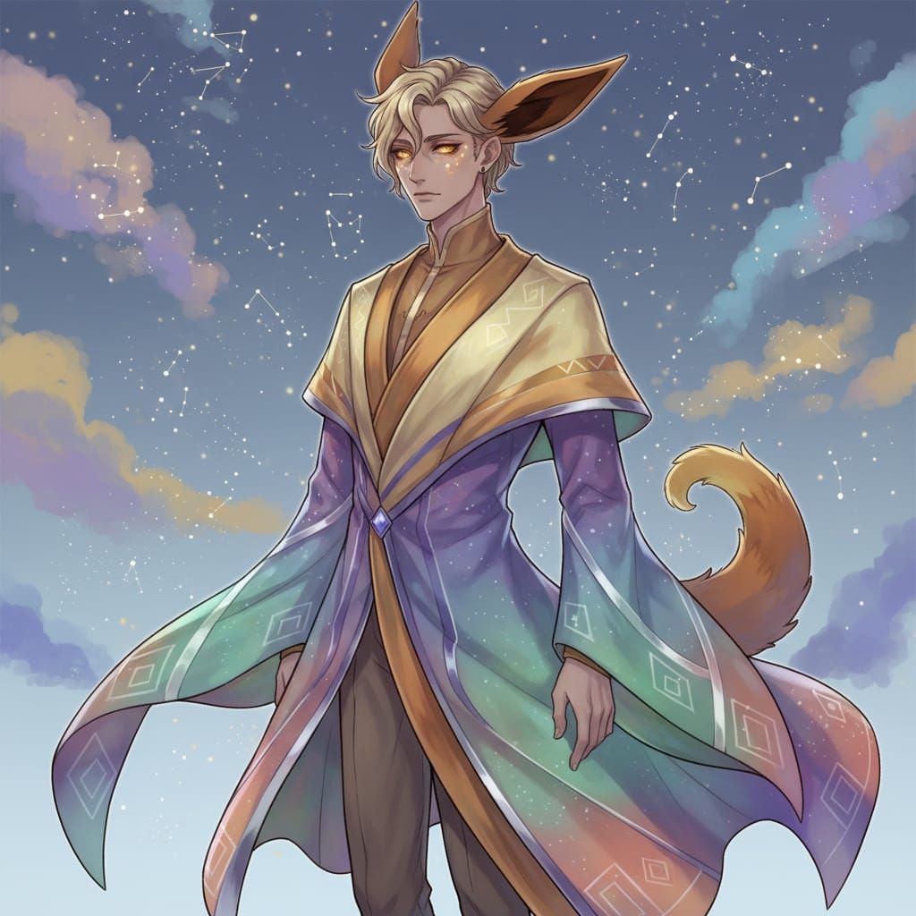 Eeveevolutions Inspired Character Design in Semi-Realistic A...