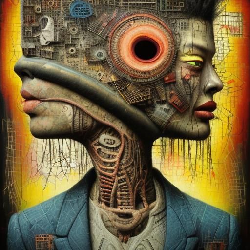 Urban Decay: Diffusion of Thought in Neo-Expressionist Style