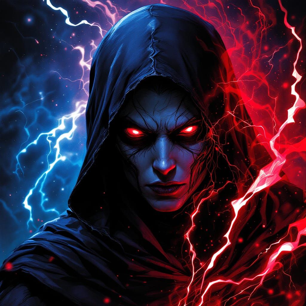 Scarlet Witch and Raven Fusion Character Art