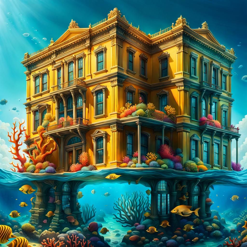 Underwater Building Inspired by Coral Reefs