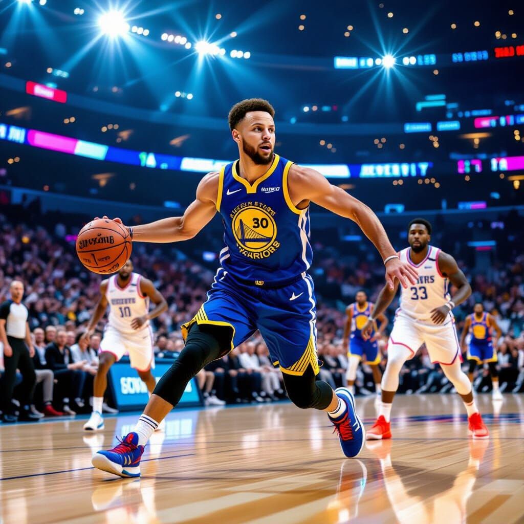 Basketball All-Star Game with Stephen Curry