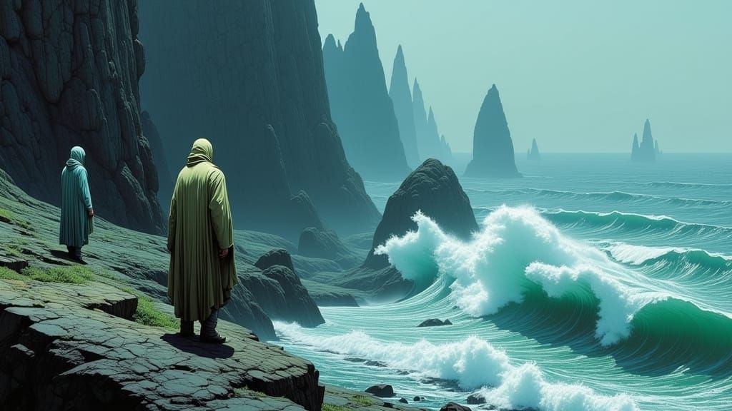 Sea People Fear the Ocean's Depths in Dystopian Style