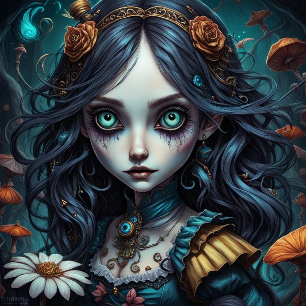 Chibi Alice in Wonderland: Dark and Odd Masterpiece