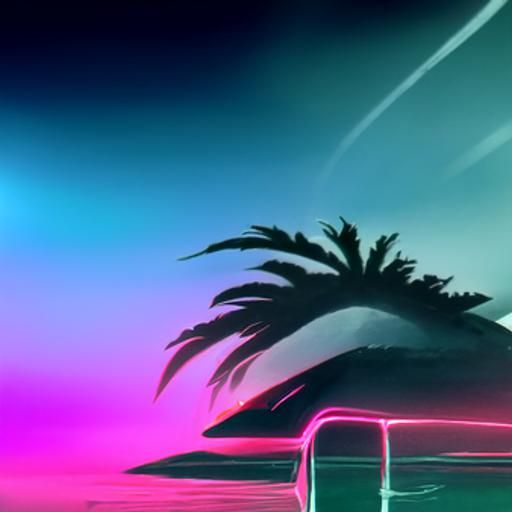 Synthwave California Dreamin' in Neon