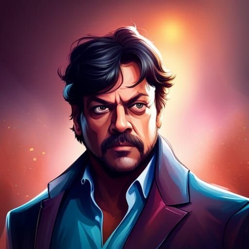 Depicting Chiranjeevi the megastar of Telugu Cinema