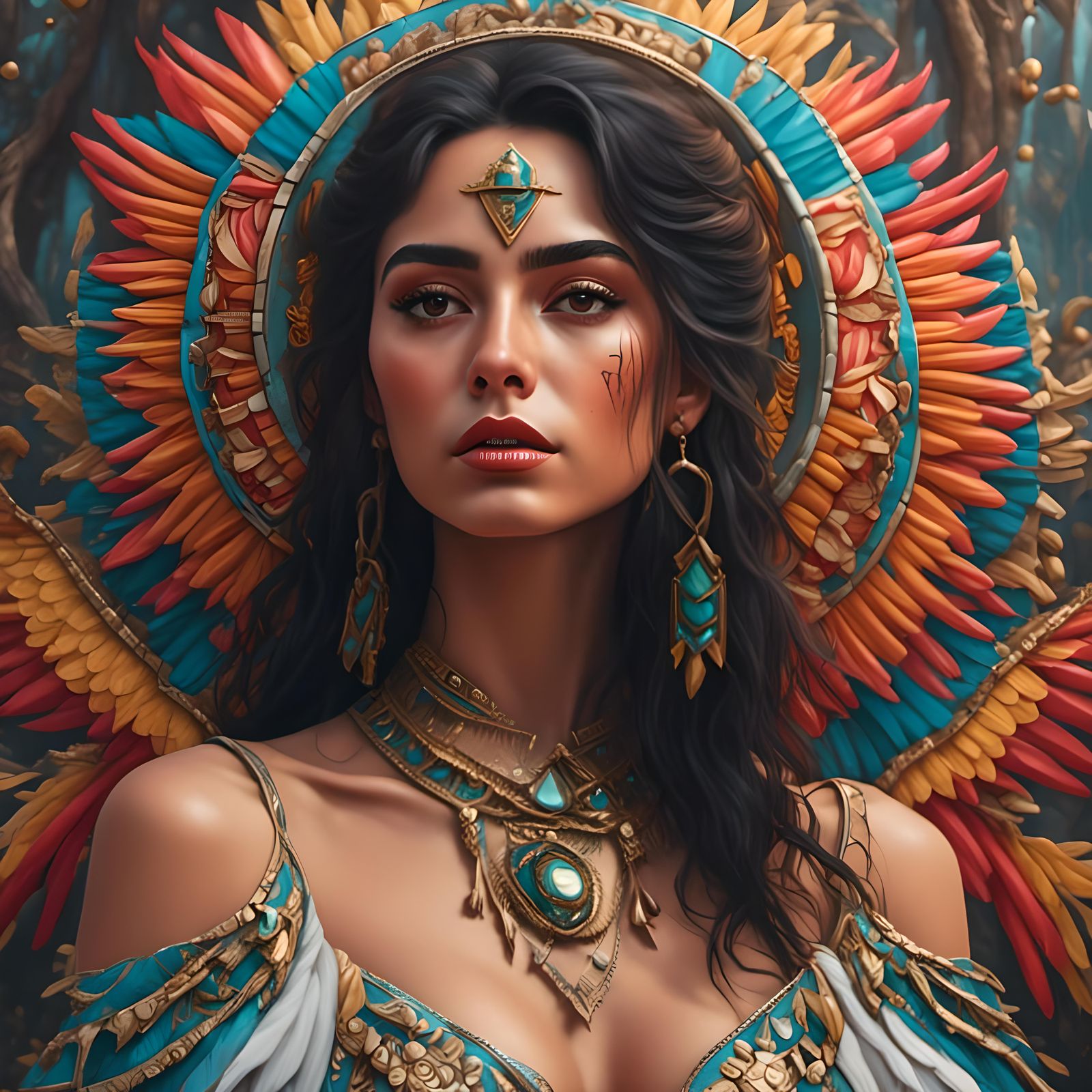 Ethereal Portrait of a Mexican Star