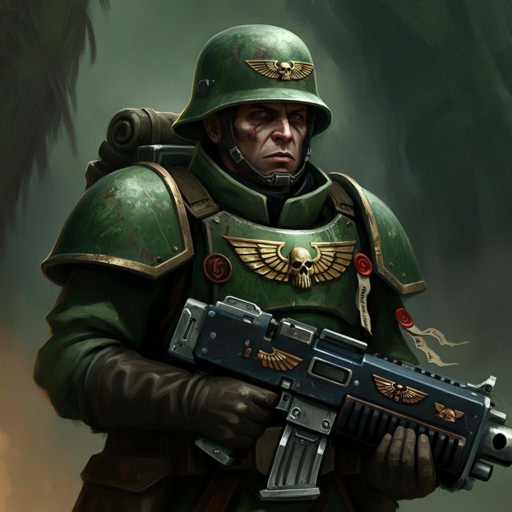Warhammer 40k Guardsman.