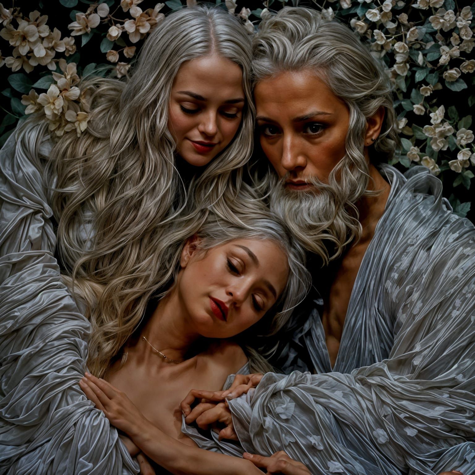 Tender Embrace: A Loving Couple's Portrait