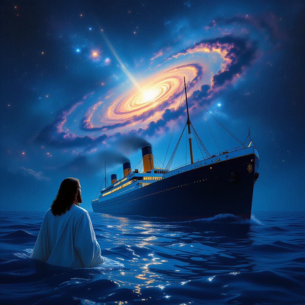 Titanic Sinks Under Galactic Jesus