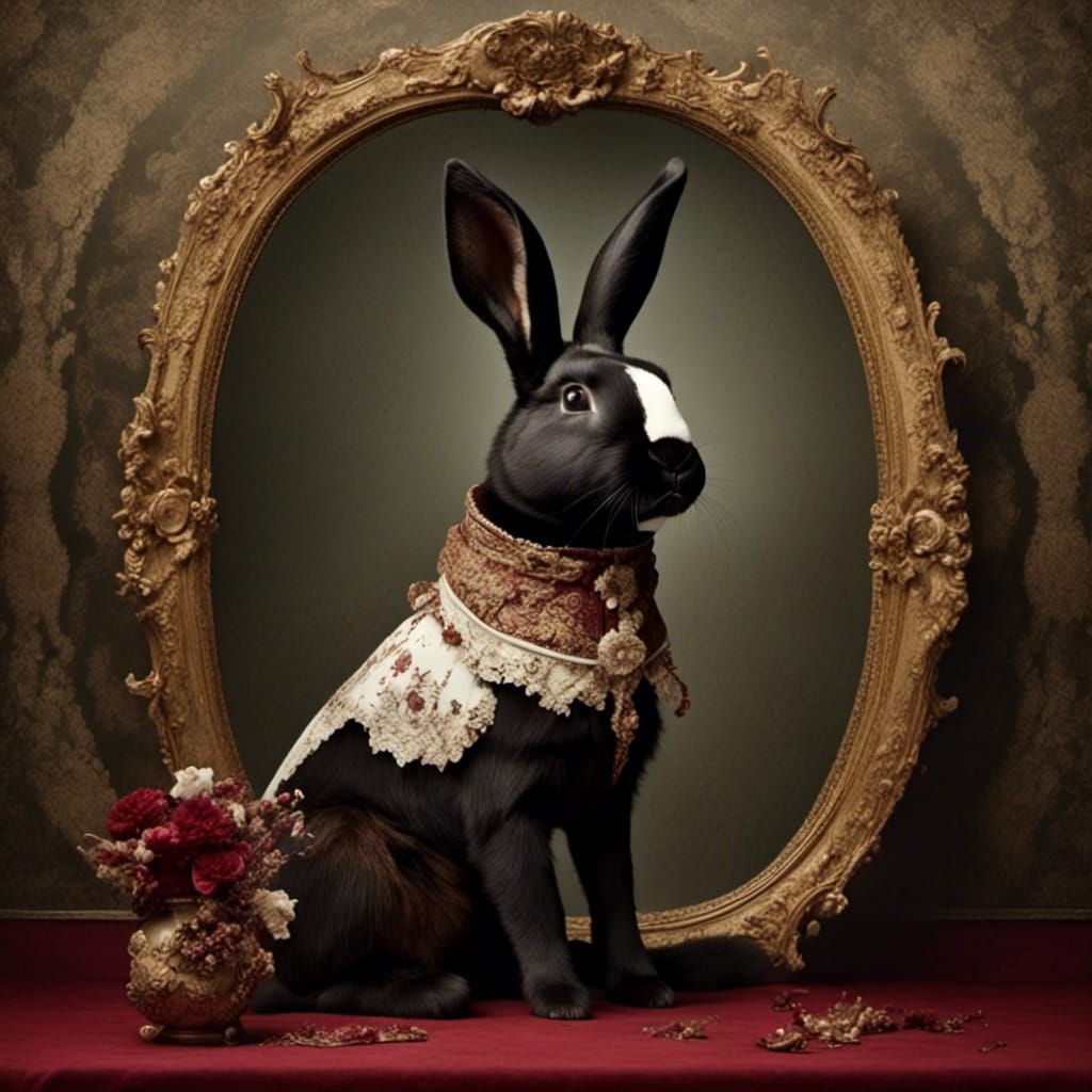 Bad Bunny Inspired Portrait in Contemporary Style