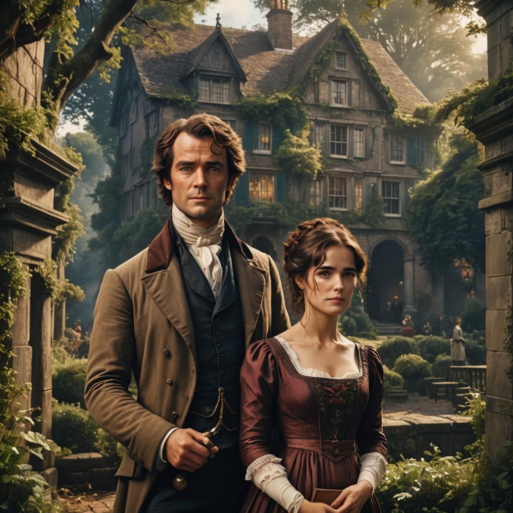 Mr. Darcy and Miss Elizabeth Bennet Portrait