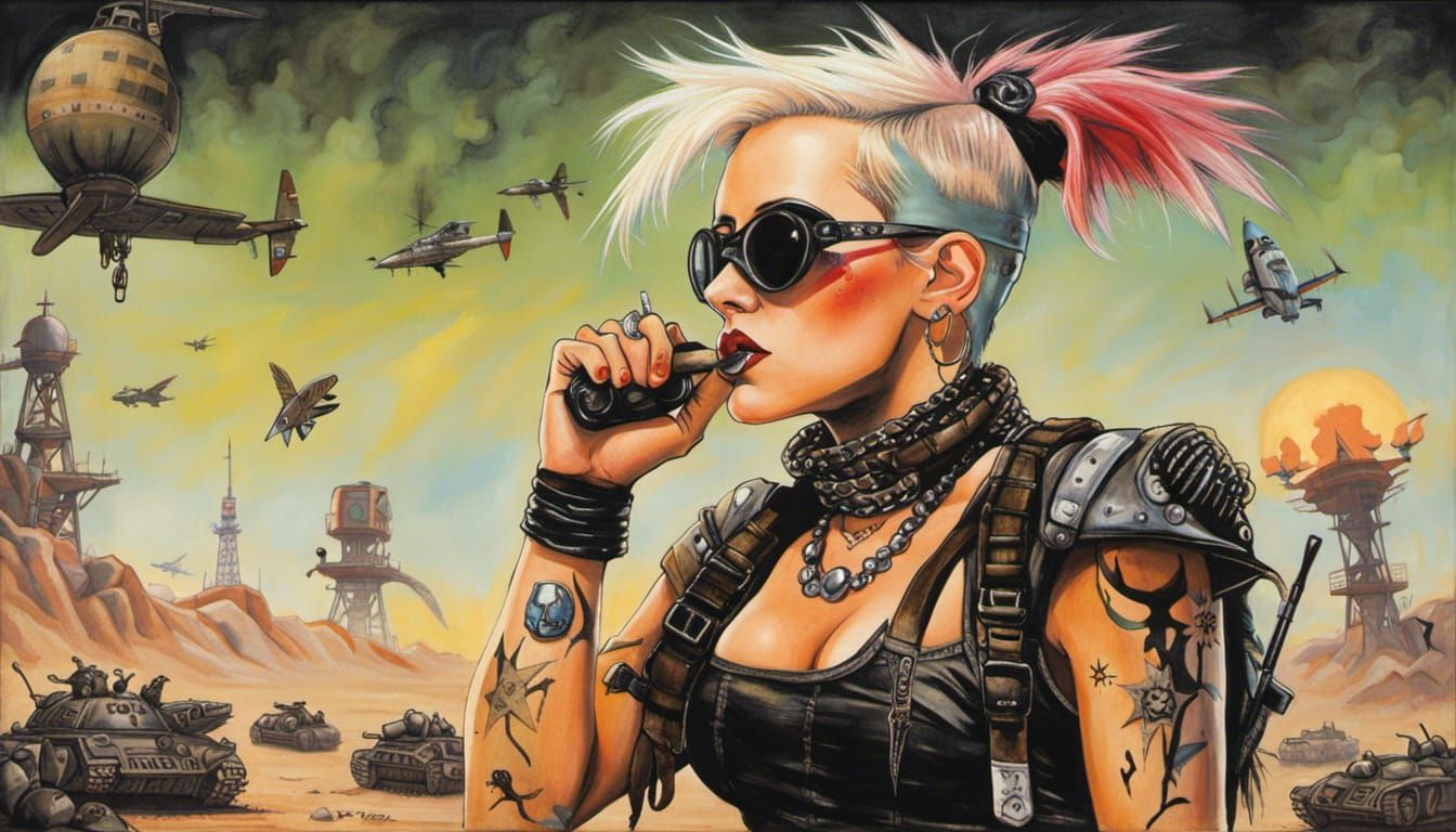 Tank Girl: Post-Apocalyptic Comic Art
