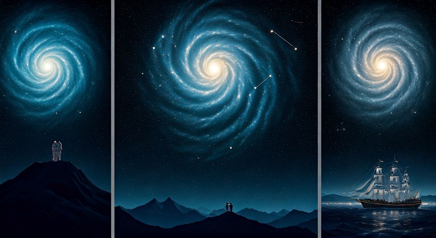 Temporal Astronauts' Starry Night of Love