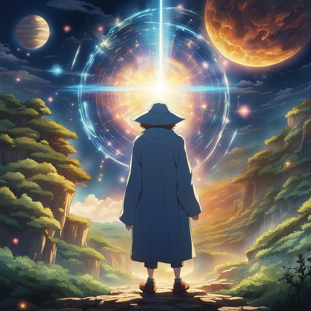 Cosmic Wizard with Celestial Magic: Anime Key Visual