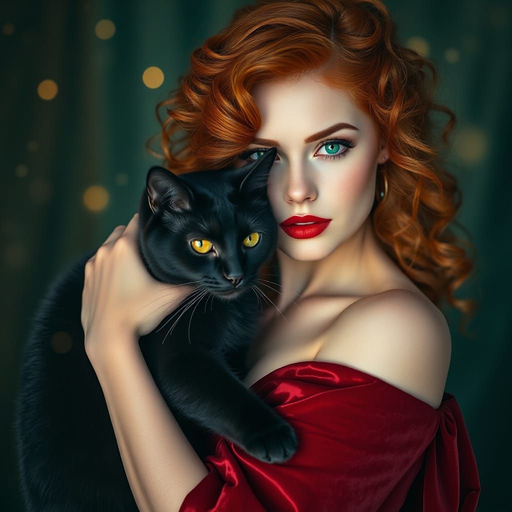 Ethereal Beauty and Mystery Unite in Velvet Hues