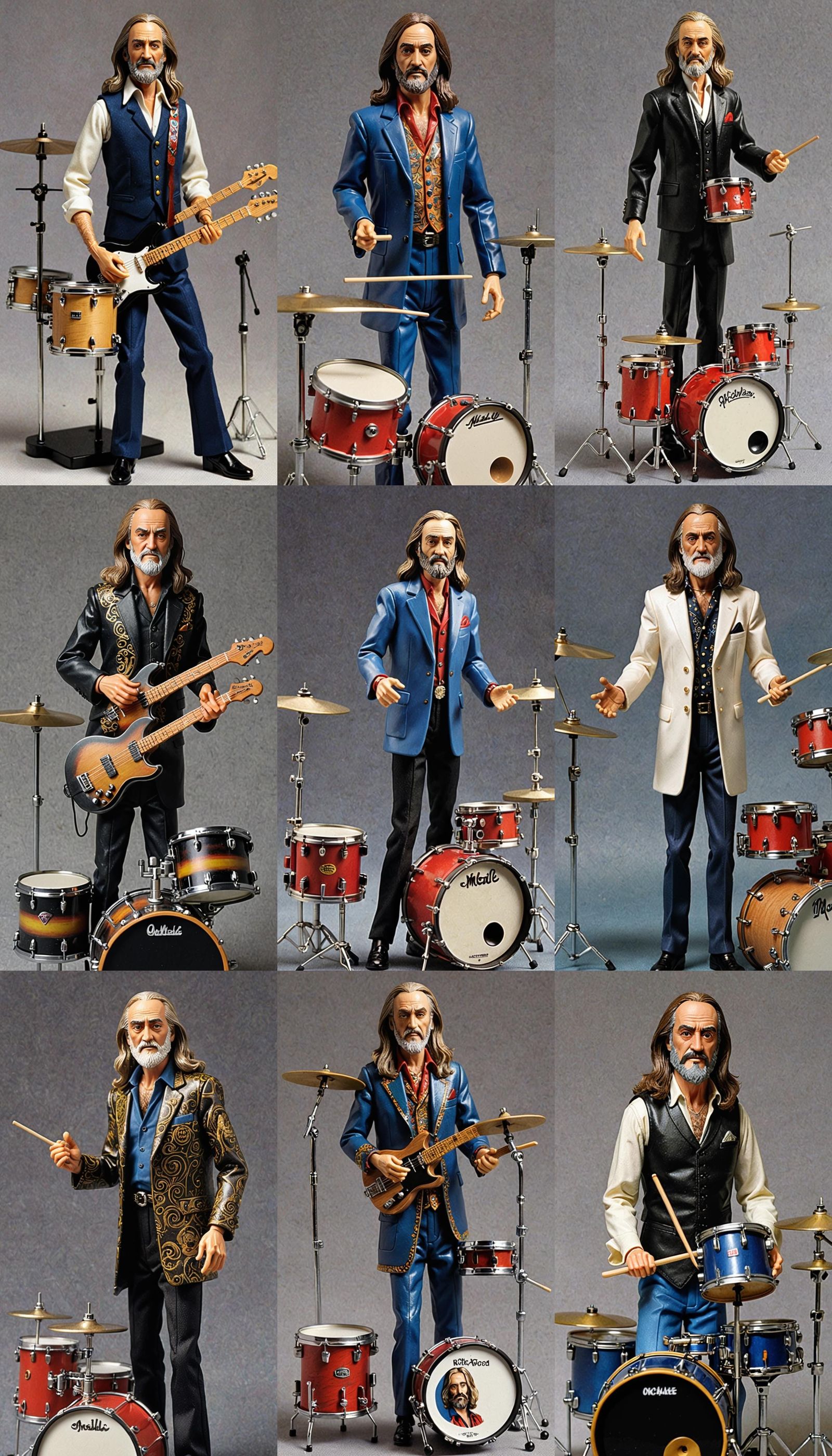Mick Fleetwood as a Mattel Action Figure