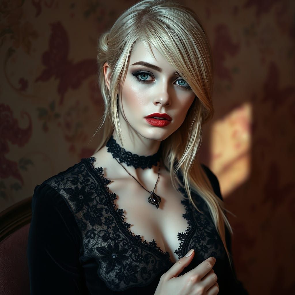 Gothic Beauty Captured in Vintage Vogue