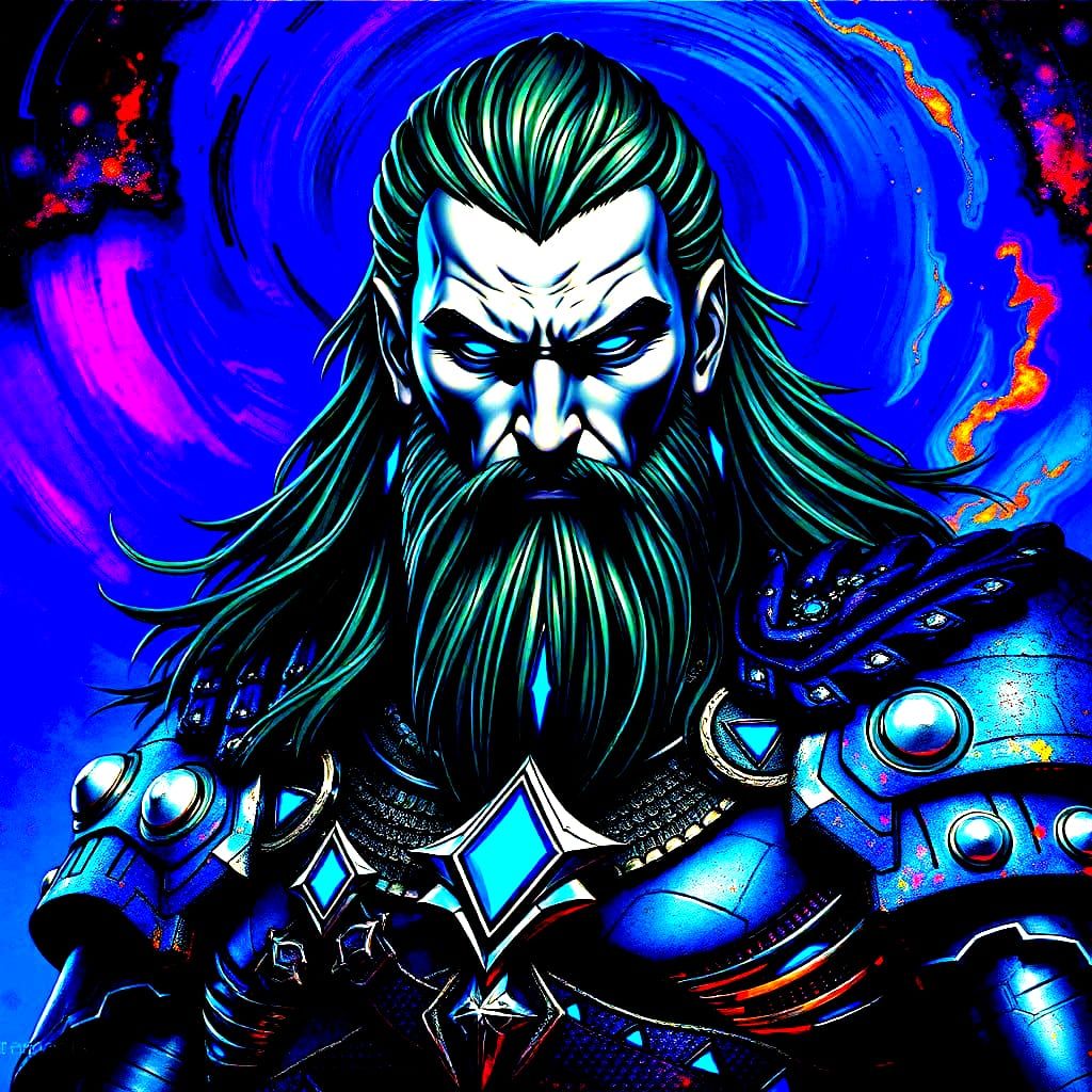 Gothic Viking Warrior Hybrid Icon