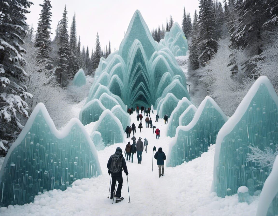 strange ice crystal formations