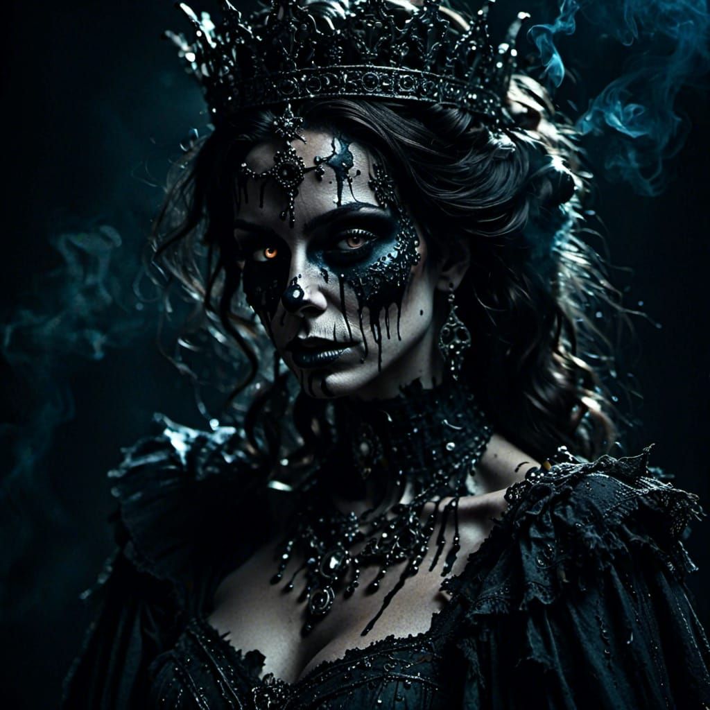 Dark Princess Melts into Sinister Elegance