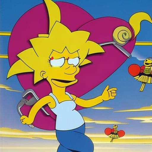 Lisa Simpson Illustration