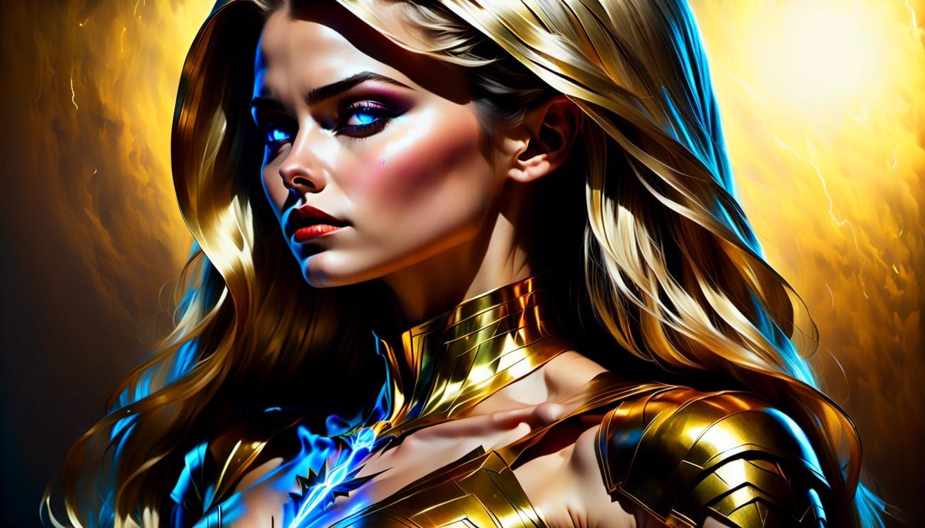 Selena Gomez as Mary Marvel Over Metropolis