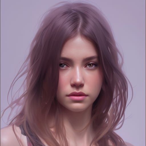 Detailed Portrait with Dynamic Lighting in Splash Art Style