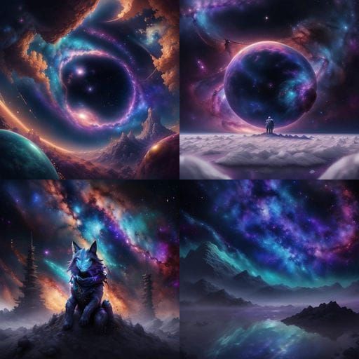Vibrant Nebula Star Nursery in Deep Colors