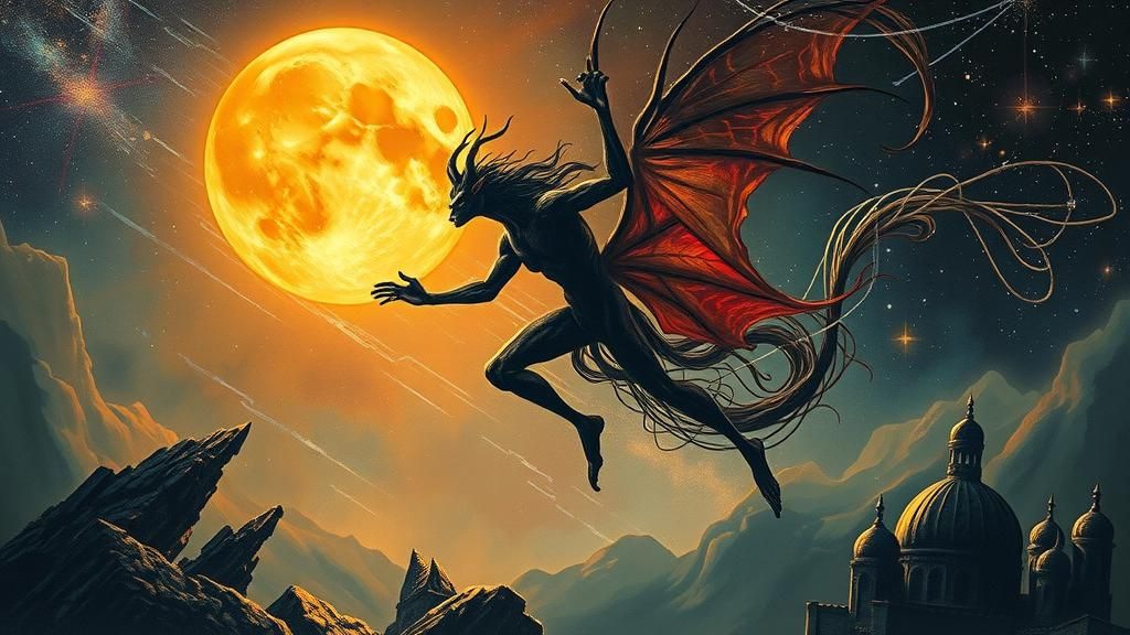 Ethereal Djinn in Ancient Arabian Dreamscape